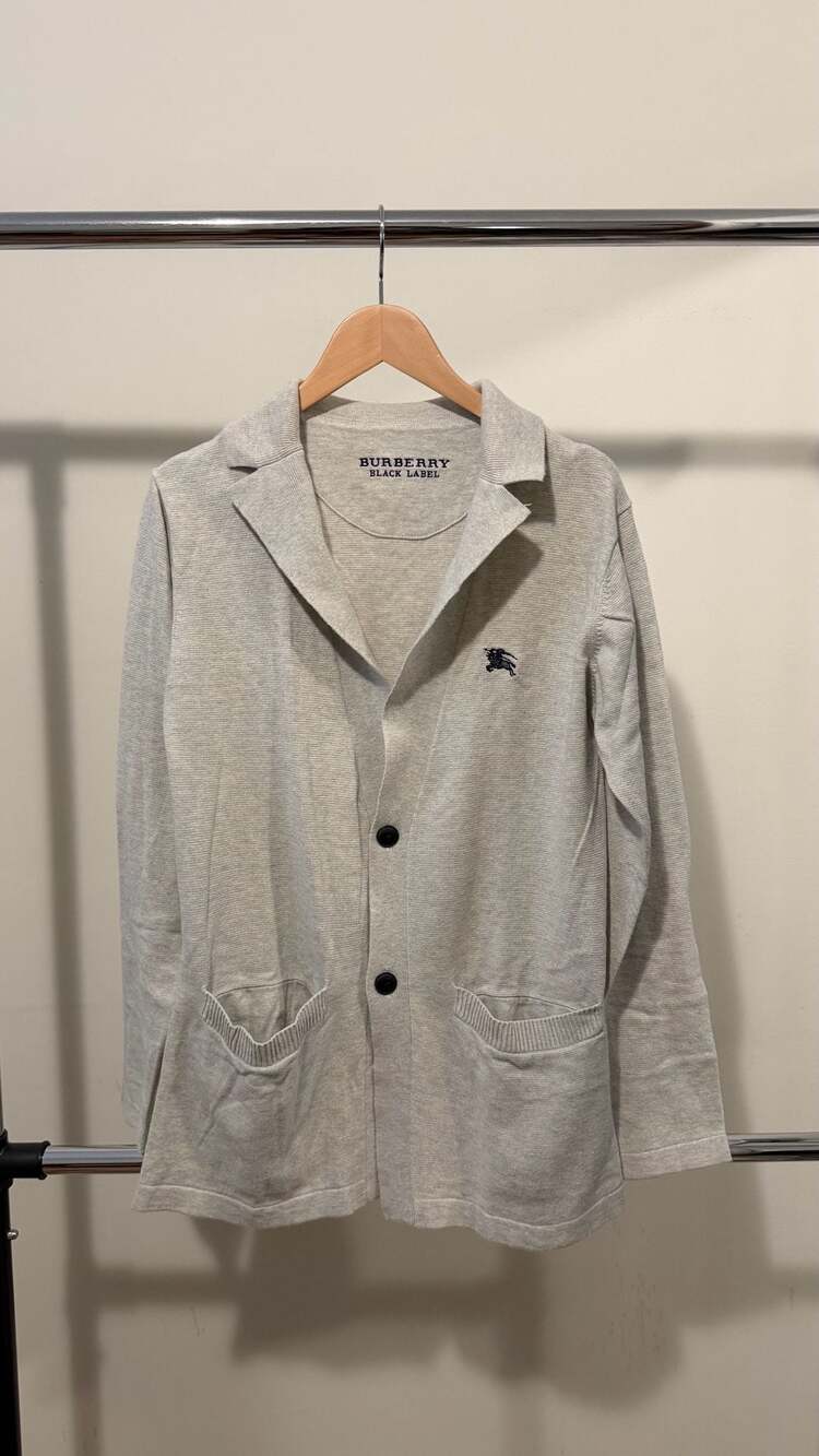 Cashmere Cardigan in Grey - Men